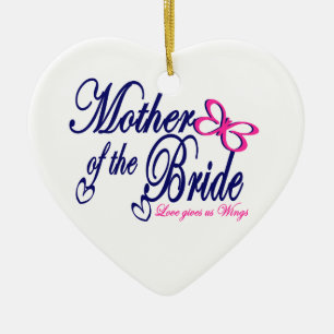 Love Gives us Wings Ceramic Ornament