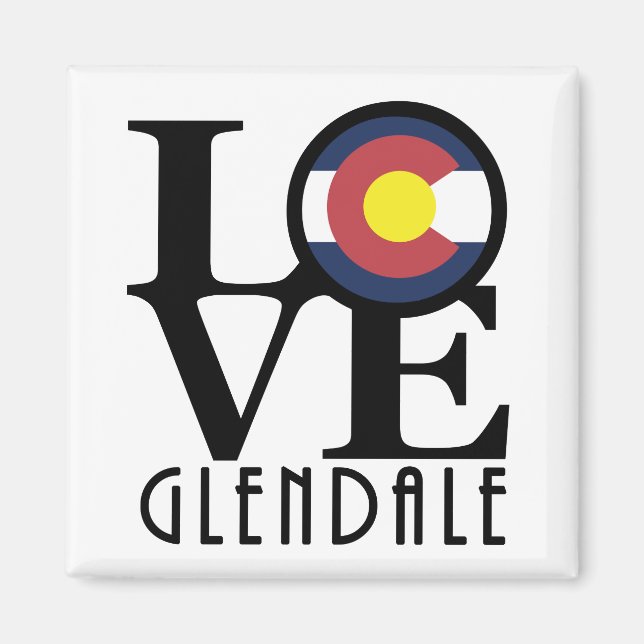 LOVE Glendale Colorado Magnet (Front)