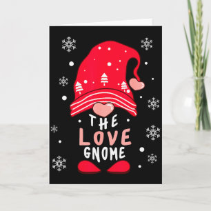 Love Gnome Family Matching Valentines Day Funny Gi Card