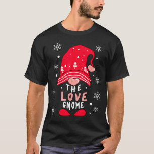 Love Gnome Family Matching Valentines Day Funny Gi T-Shirt