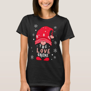 Love Gnome Family Matching Valentines Day Funny Gi T-Shirt