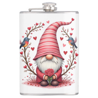 Love Gnome Hip Flask