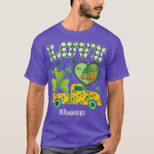 Love Gnome Teacher Squad St Patricks Day Shamrock T-Shirt