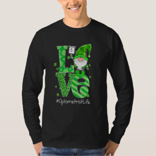 Love Gnome Vision Squad Optometrist Life St Patric T-Shirt