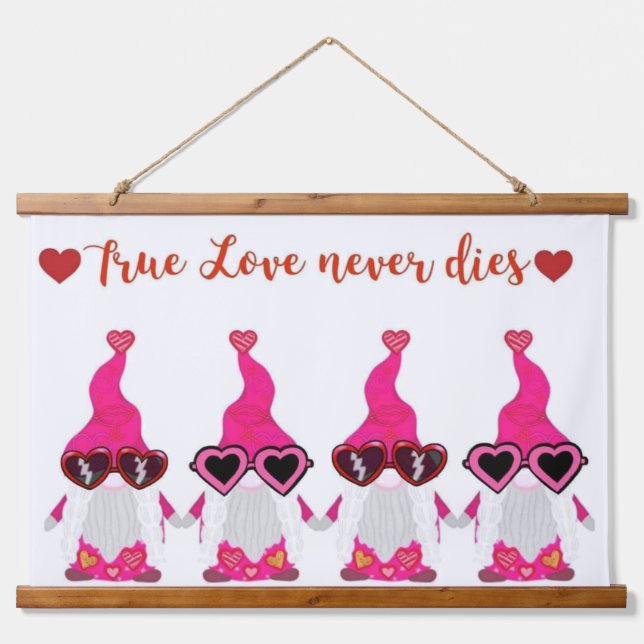 love gnomes hanging tapestry (Front)