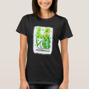 Love Gnomie Scrub Nurse Life St Patrick S Day Nurs T-Shirt