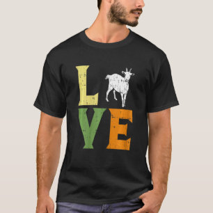Love Goat Farm Animal Farming Life Farmer Women Gi T-Shirt