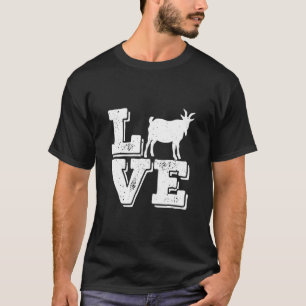 Love Goat Farm Animal Goat Lover Funny T-Shirt