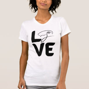 LOVE Goat Women’s Shirt – Funny Farm Animal Lover