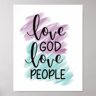 Love God, love people Poster