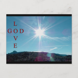 LOVE...GOD... POSTCARD