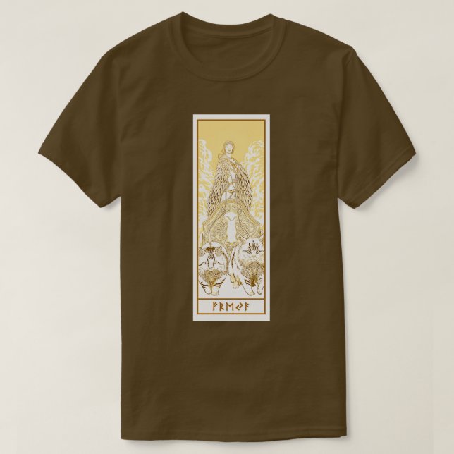 Love Goddess Freyja T-Shirt (Design Front)