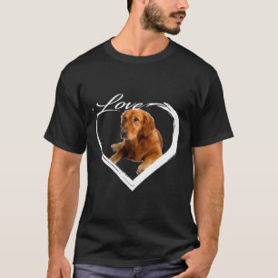 Love Golden Retriever Of Animal T-Shirt