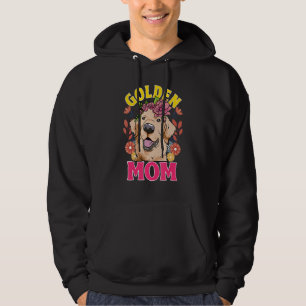 Love Golden Retrievers Golden Mom Hoodie
