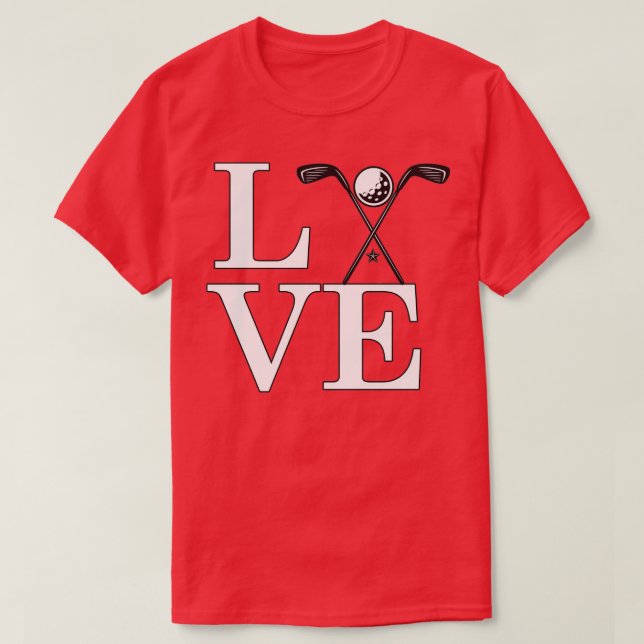 Love Golf Classic 1 T-Shirt (Design Front)