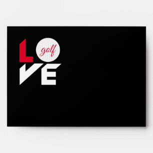 Love golf envelope