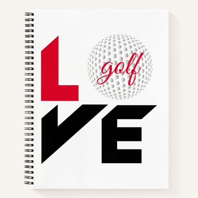 Love golf notebook (Front)