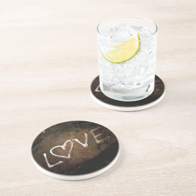 Love Graffiti  Coaster (Side)