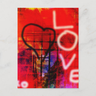 Love Graffiti Postcard