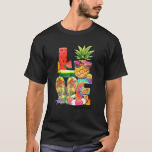Love Grammy Life Summer Hawaii Beach Mens Womens T-Shirt