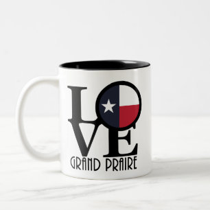 LOVE Grand Prairie Texas 11oz Two-Tone Coffee Mug