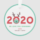 Love Grandma 2020 Custom Photo Acrylic Ornament