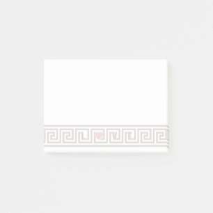 Love Greek Key Post-it Notes