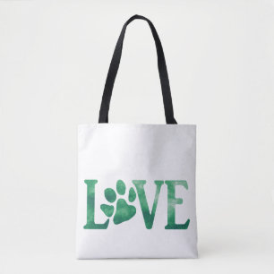 Love Green Tote Bag