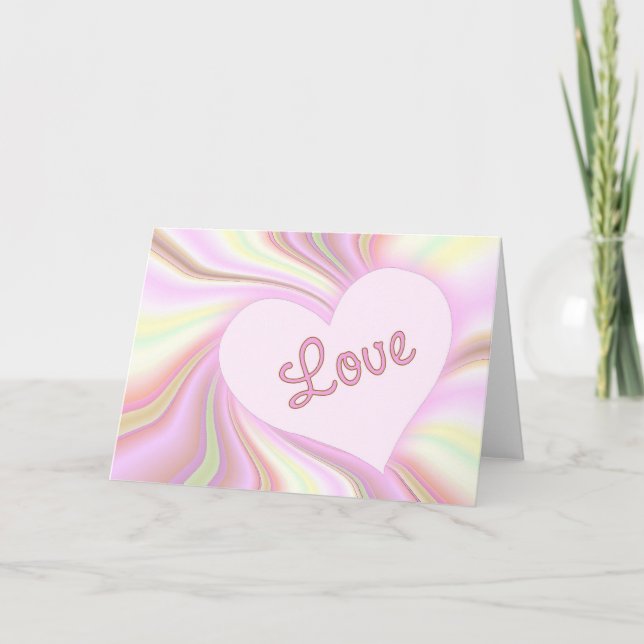 Love Greeting Card (Front)