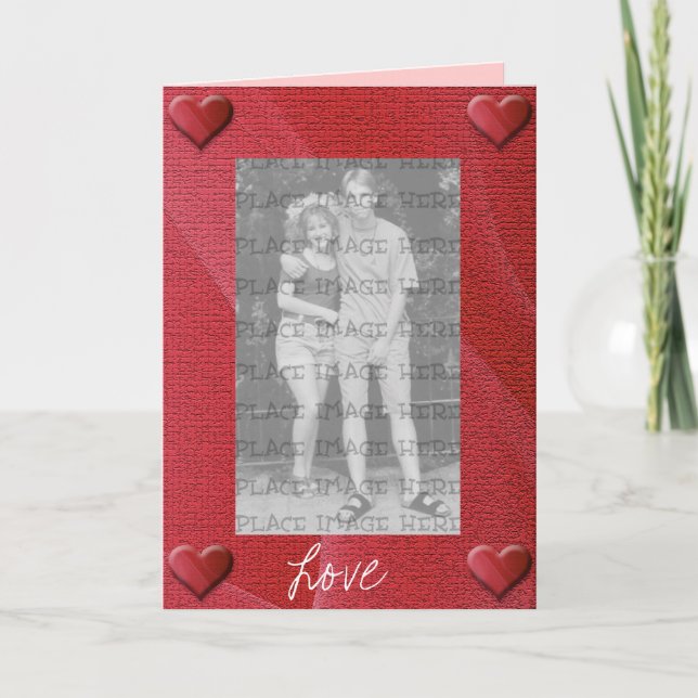 Love Greeting Card Template (Front)