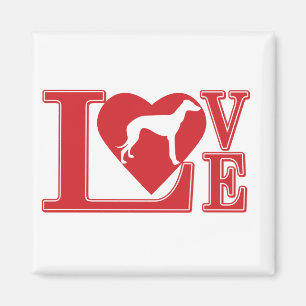 LOVE-Greyhound Magnet