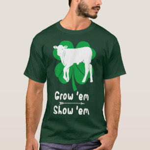 Love Growing Calf, Showing Livestock Farmer Costum T-Shirt