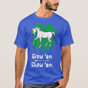 Love Growing Horses, Showing Livestock Farmer Cost T-Shirt