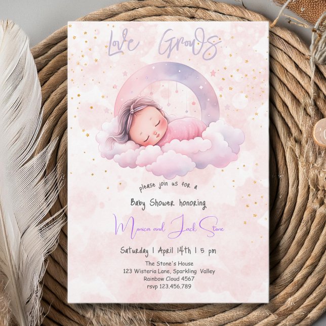 Love grows, baby shower invitation (Creator Uploaded)
