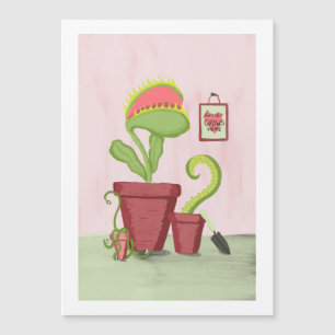 Love Grows Here:  Quirky Potted Plants Card