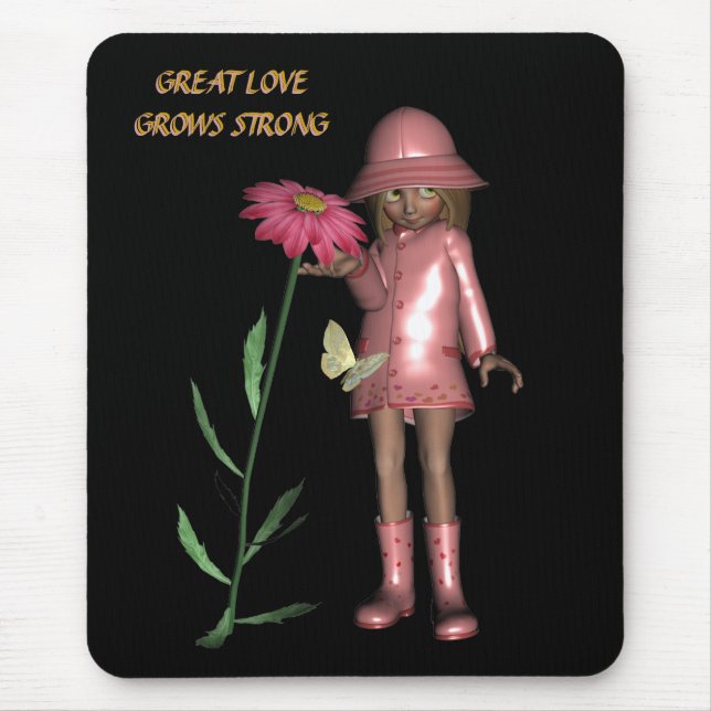 LOVE GROWS STRONG  MOUSEPAD (Front)
