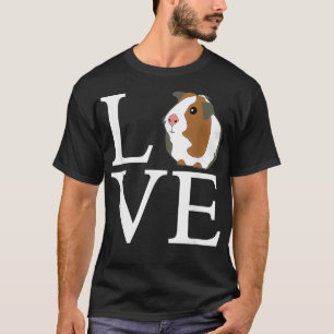 LOVE Guinea Pig Cute Gerbil  T-Shirt