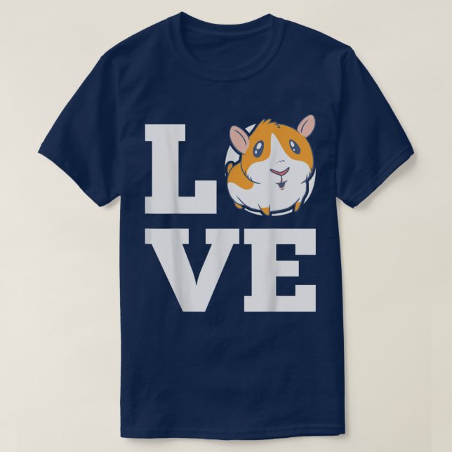 Love Guinea Pig for guinea pig pet owners  T-Shirt (Design Front)