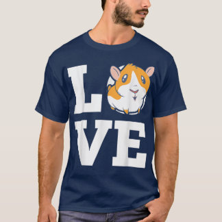 Love Guinea Pig for guinea pig pet owners  T-Shirt