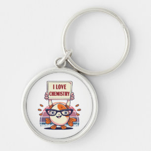 Love Guppies and Chemistry Key Ring