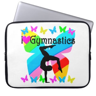 LOVE GYMNASTICS FOREVER DESIGN LAPTOP SLEEVE