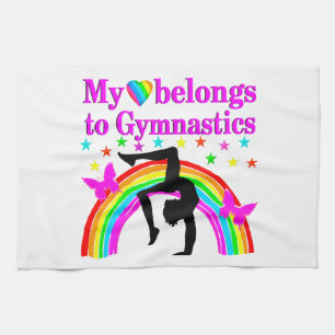 LOVE GYMNASTICS FOREVER TEA TOWEL