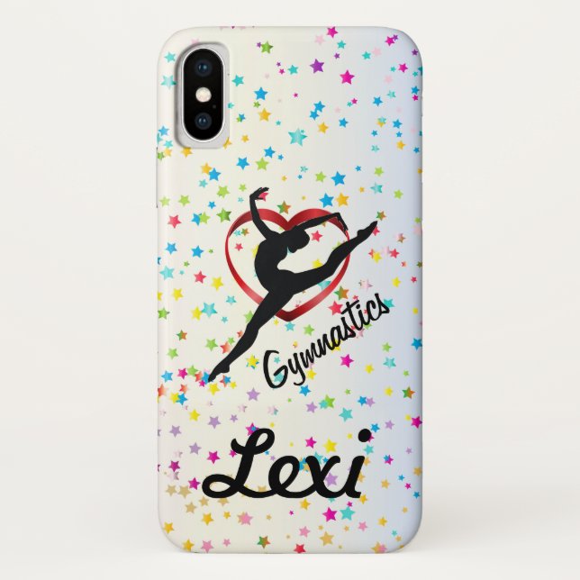Love Gymnastics Little Stars Case-Mate iPhone Case (Back)