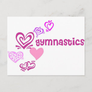 Love Gymnastics Postcard