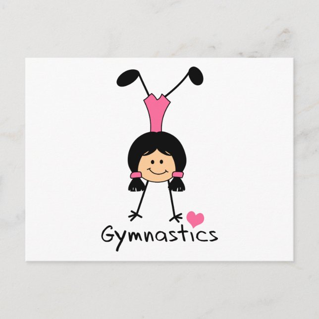 Love Gymnastics Postcard (Front)