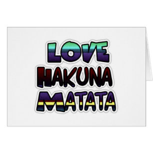 Love Hakuna Matata Gifts