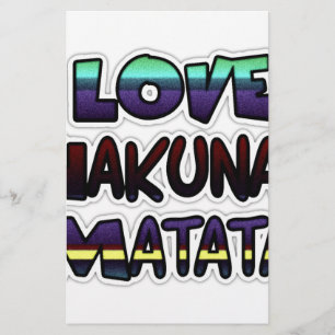 Love Hakuna Matata Gifts
