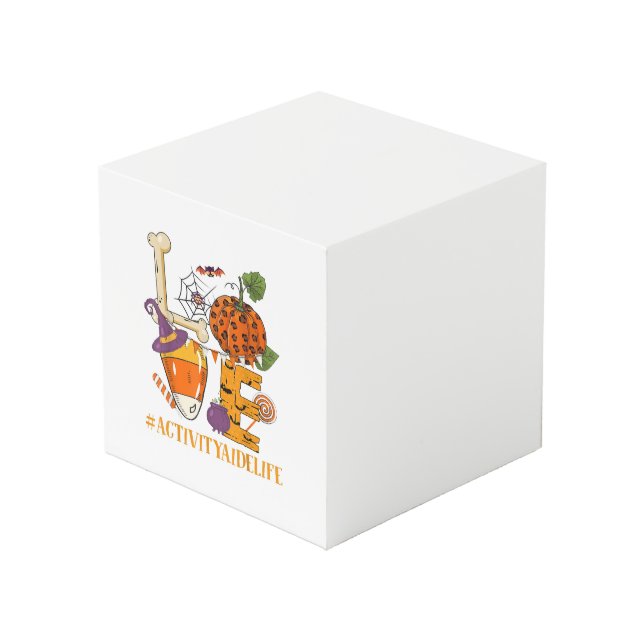 Love Halloween Cube (Front Angled)