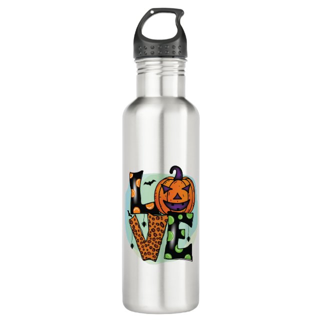 Love Halloween, Halloween, Scary, Costume 710 Ml Water Bottle (Front)