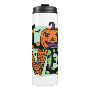 Love Halloween, Halloween, Scary, Costume Thermal Tumbler